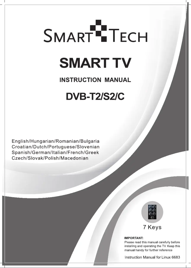 Page 1 de la notice Manuel utilisateur Smart Tech SMT32P28HV1U1B1