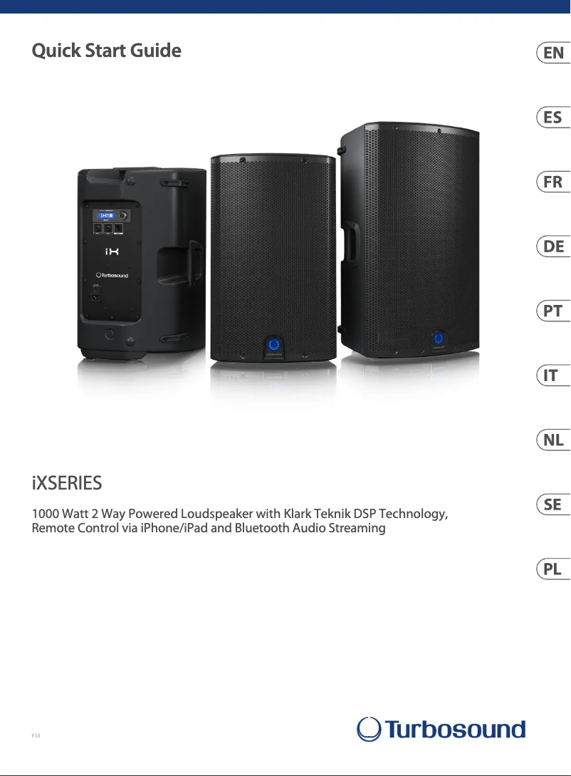 Image de la première page du manuel de l'appareil iX15