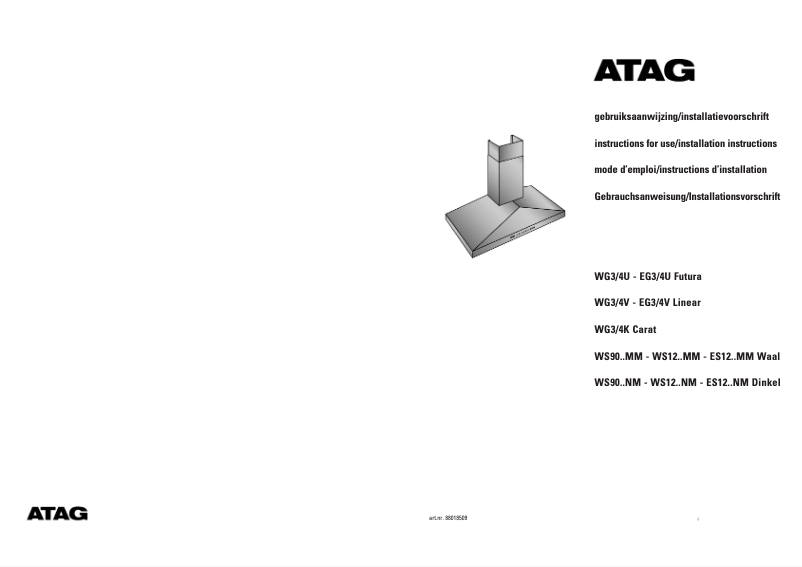Page n°1 - Manuel utilisateur Atag WG311M