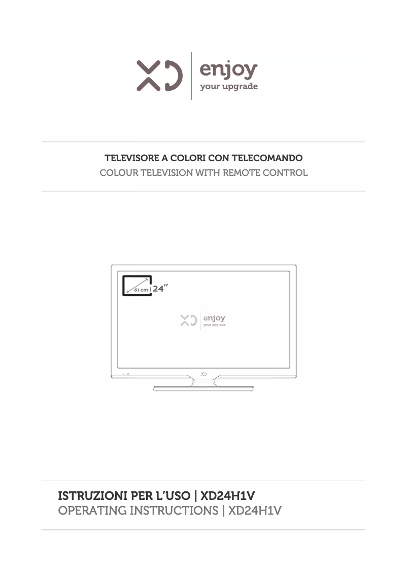 Image de la première page du manuel de l'appareil XD24H1V