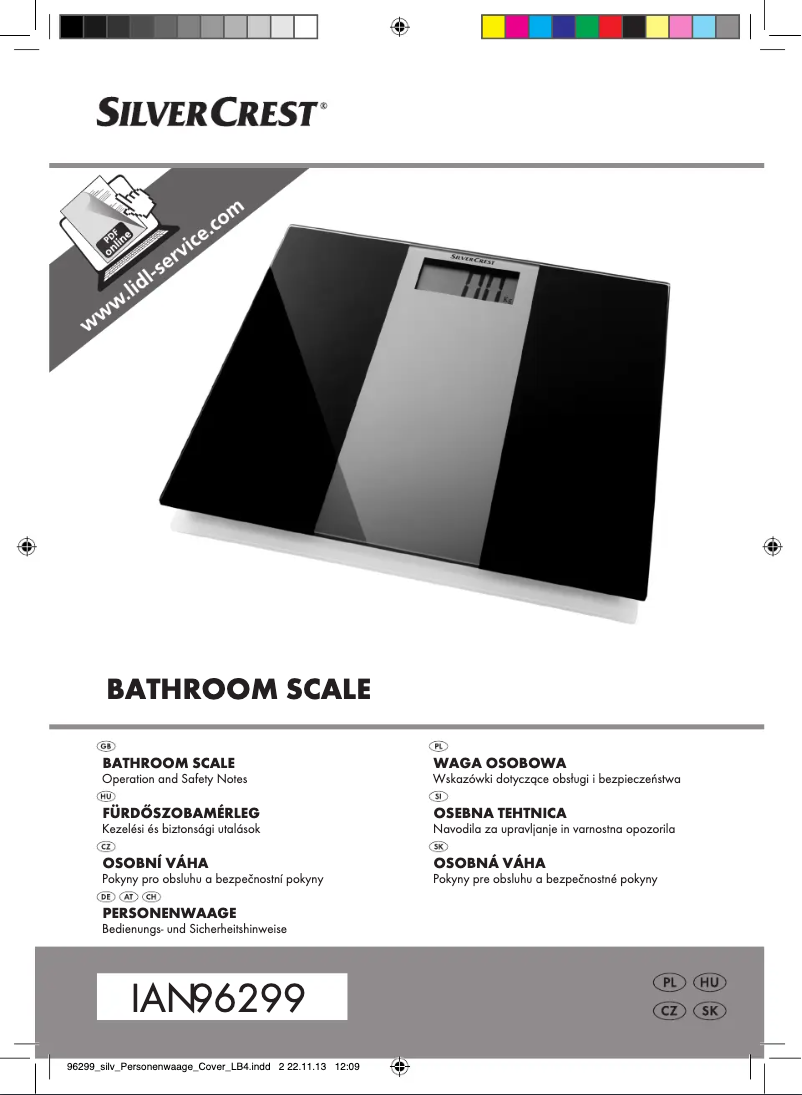 Página 1 del manual Manual de usuario SilverCrest IAN 96299