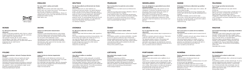 Image de la première page du manuel de l'appareil Kalas