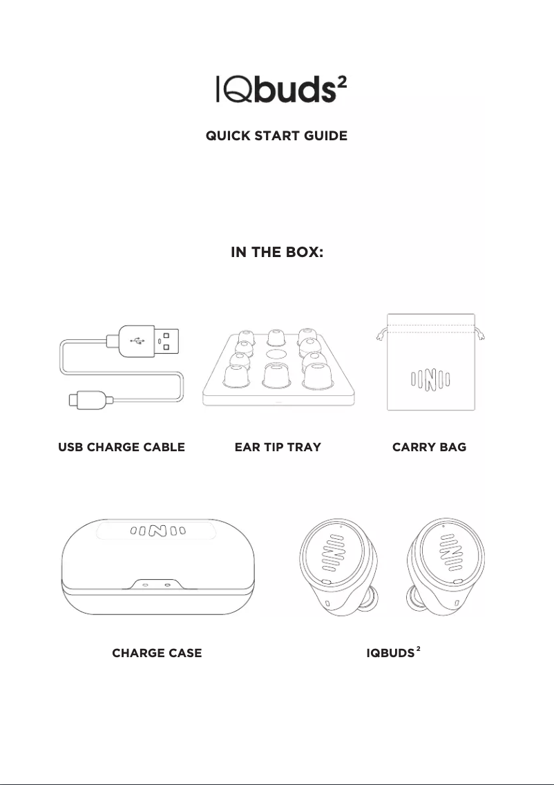 Página 1 del manual Manual de usuario Nuheara IQbuds 2 MAX