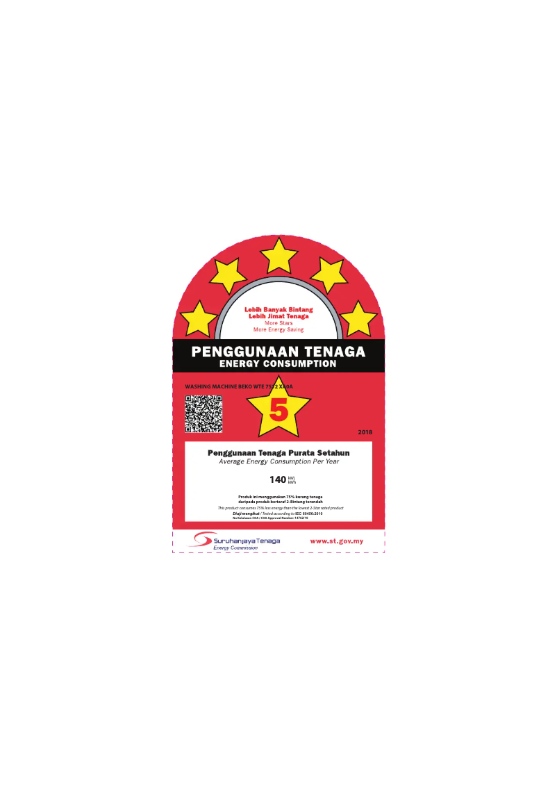 Image de la première page du manuel de l'appareil WTE 7512 XA0A