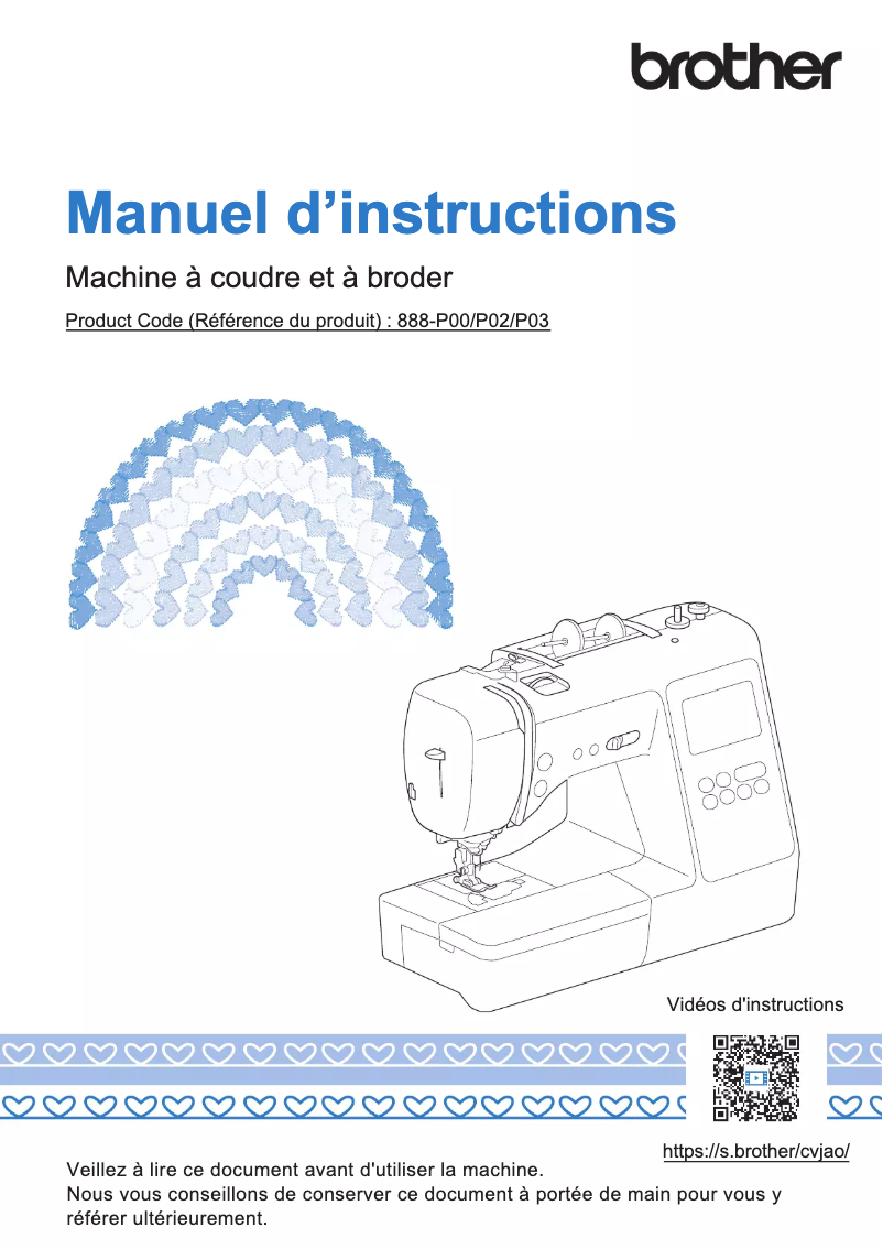 Page n°1 - Manuel utilisateur Brother Innov-is M380D