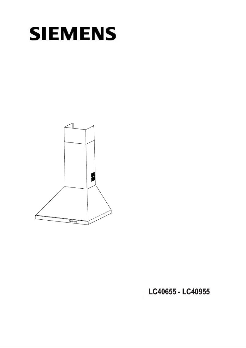 Page n°1 - Manuel utilisateur Siemens LC40655