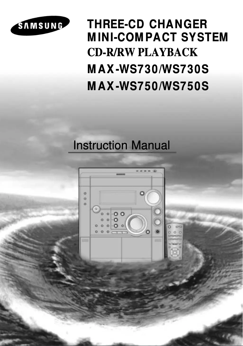 Page 1 de la notice Manuel utilisateur Samsung MAX-WS750