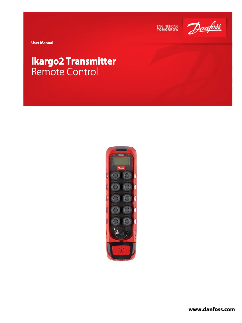 Page 1 de la notice Manuel utilisateur Danfoss Ikargo
