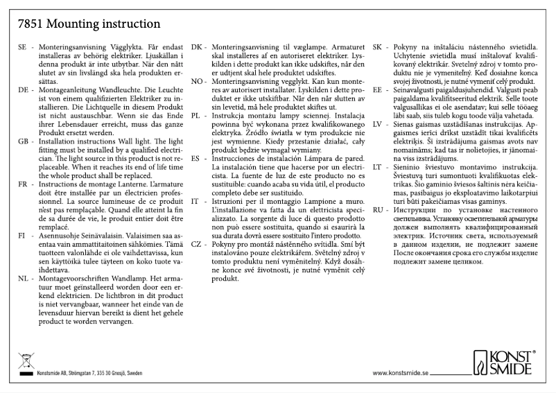 Image de la première page du manuel de l'appareil Matera