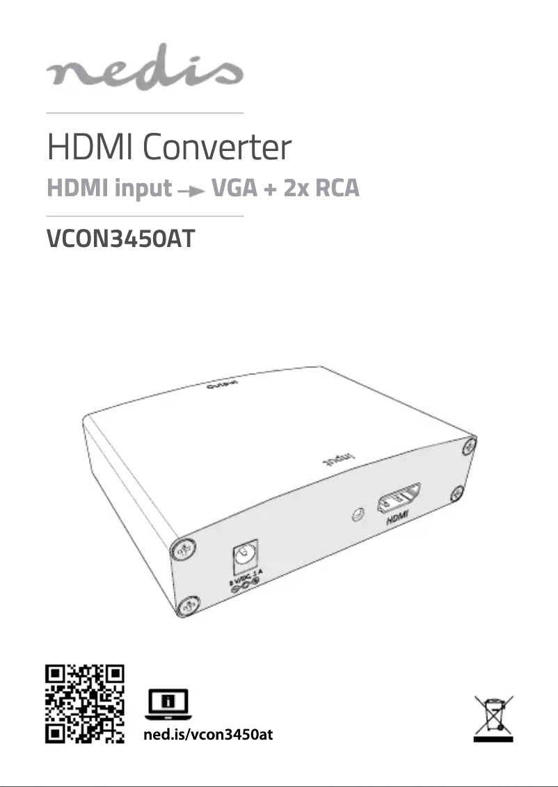 Image de la première page du manuel de l'appareil VCON3450AT