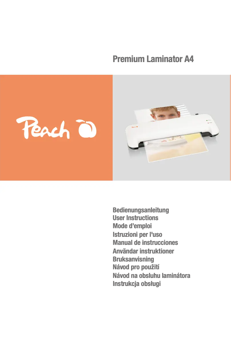 Image de la première page du manuel de l'appareil PL750