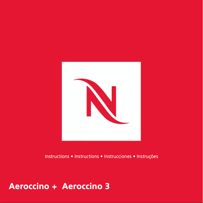Page n°1 - Manuel utilisateur Nespresso Aeroccino 3