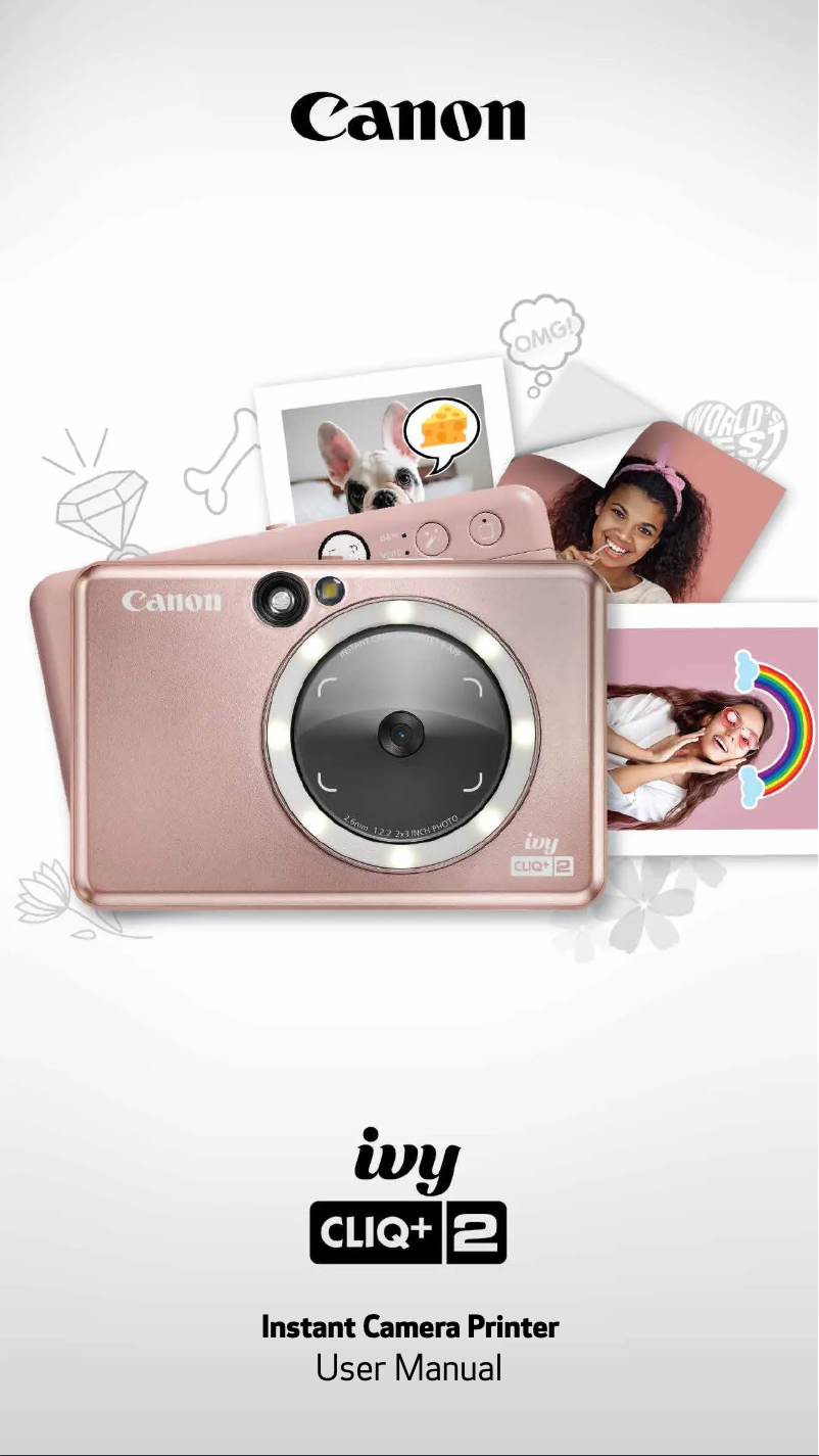 Image de la première page du manuel de l'appareil IVY CLIQ+2