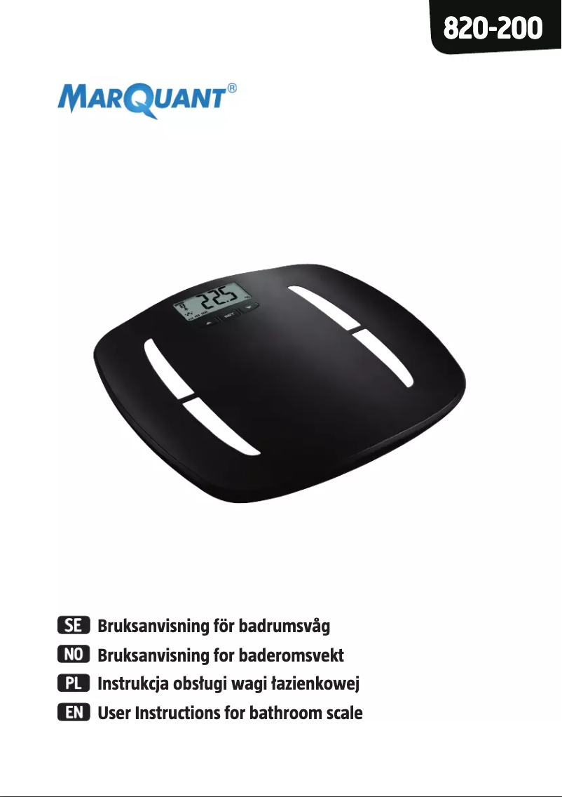 Image de la première page du manuel de l'appareil 820-200