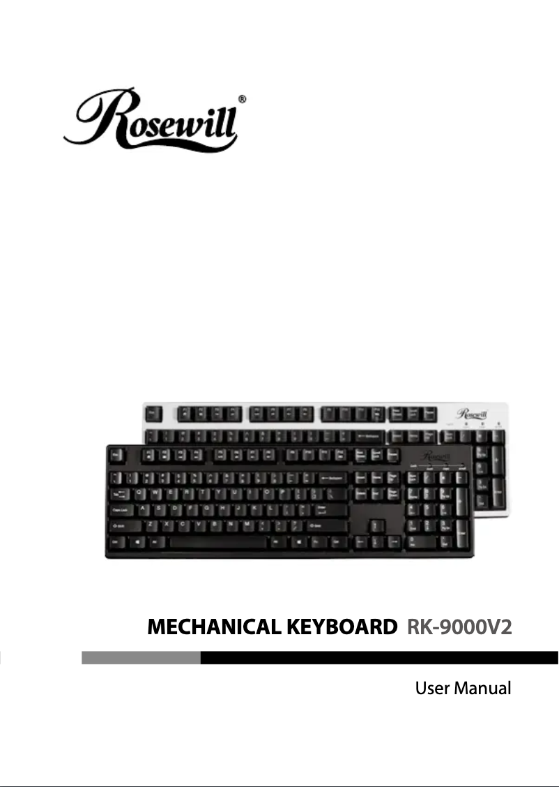 Page n°1 - Manuel utilisateur Rosewill Micro RK-9000