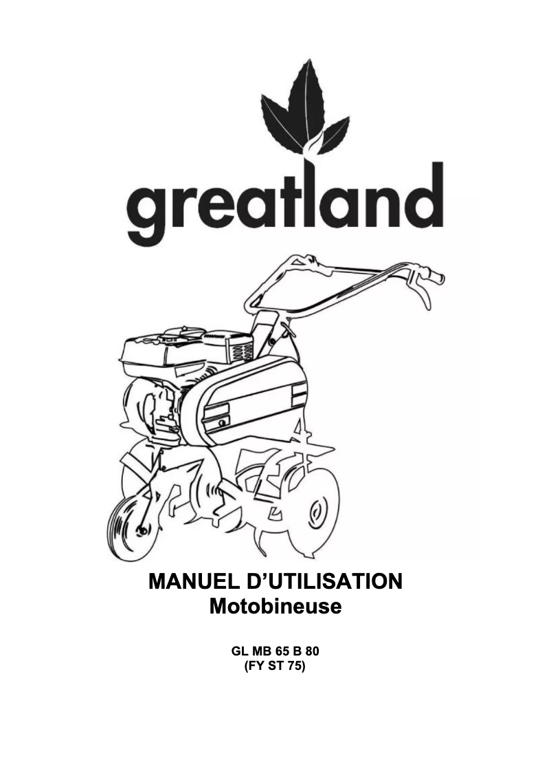 Image de la première page du manuel de l'appareil GL MB 65 B 80