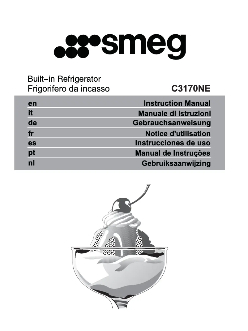 Page n°1 - Manuel utilisateur Smeg C7280FP1