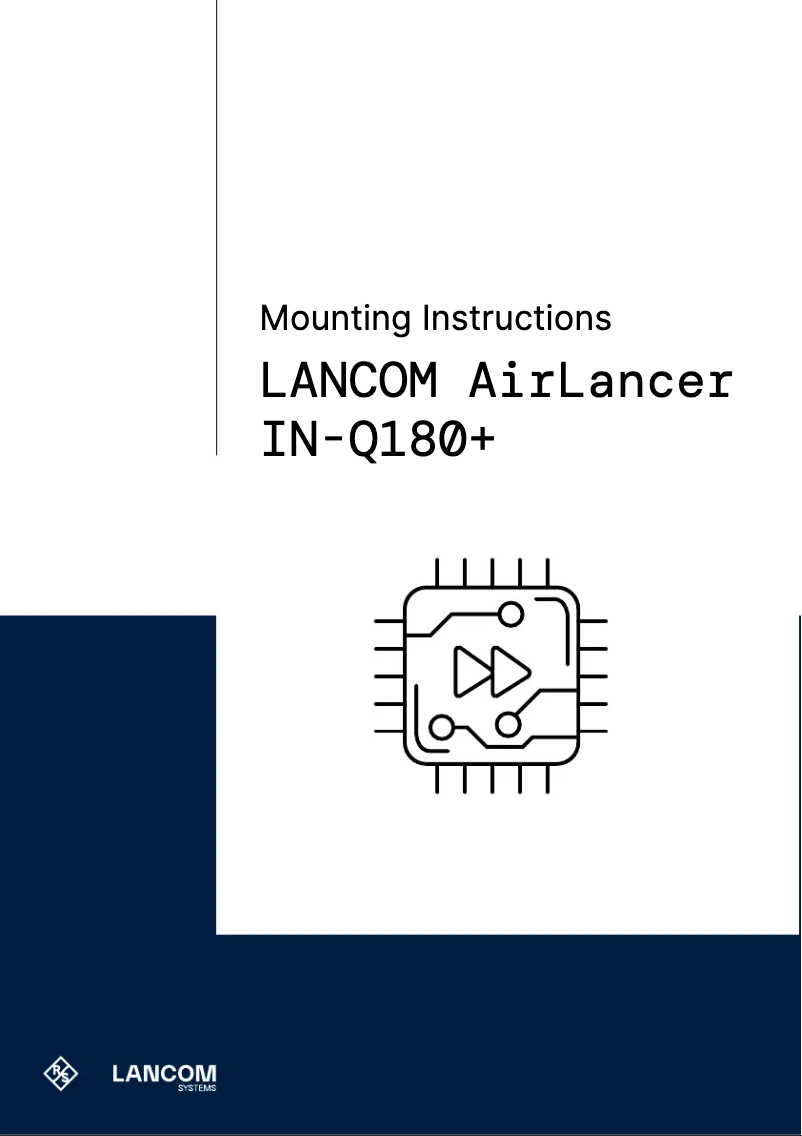 Image de la première page du manuel de l'appareil AirLancer IN-Q180+