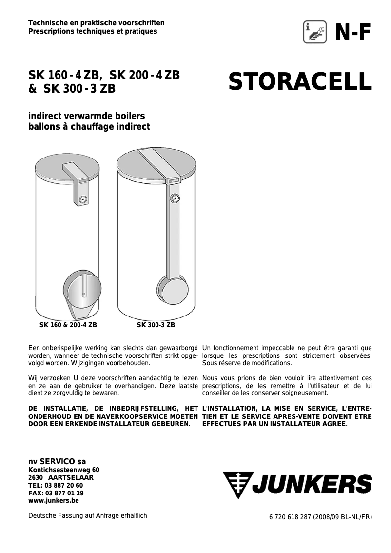 Image de la première page du manuel de l'appareil SK 160-4 ZB