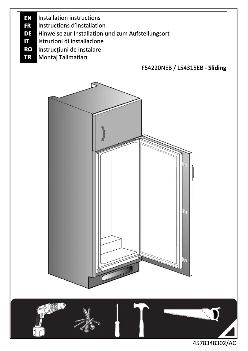 Page 1 de la notice Instructions / montage Beko BLSD3577
