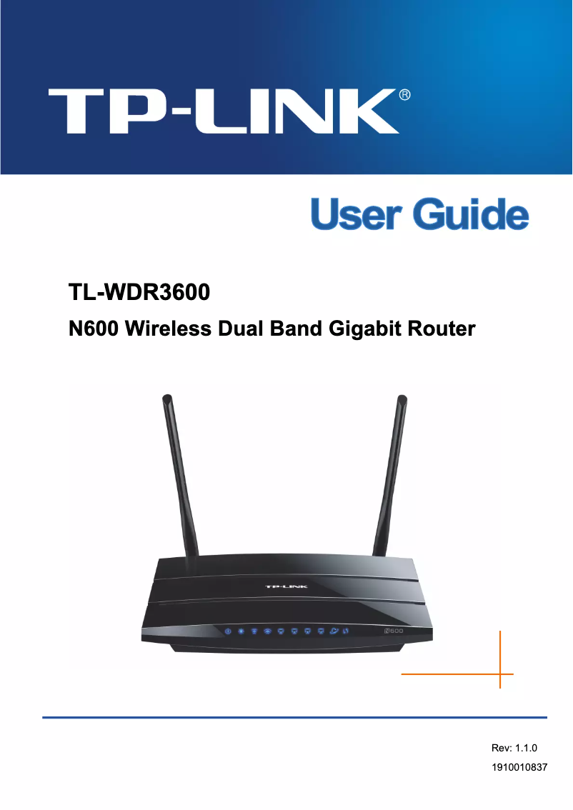 Página 1 del manual Manual de usuario TP-Link TL-WDR3600