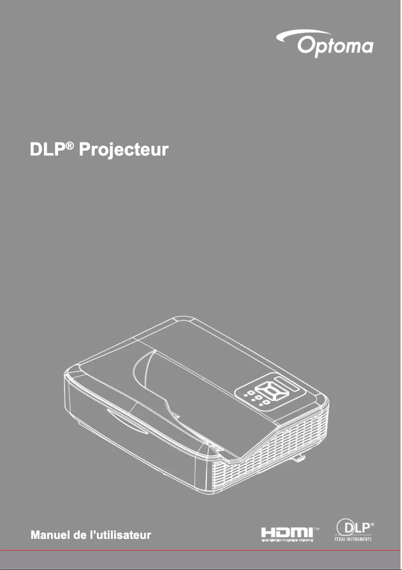 Page n°1 - Manuel utilisateur Optoma ZH420UST
