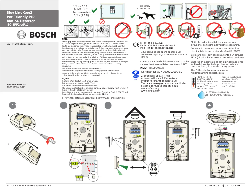 Image de la première page du manuel de l'appareil ISC-BPR2