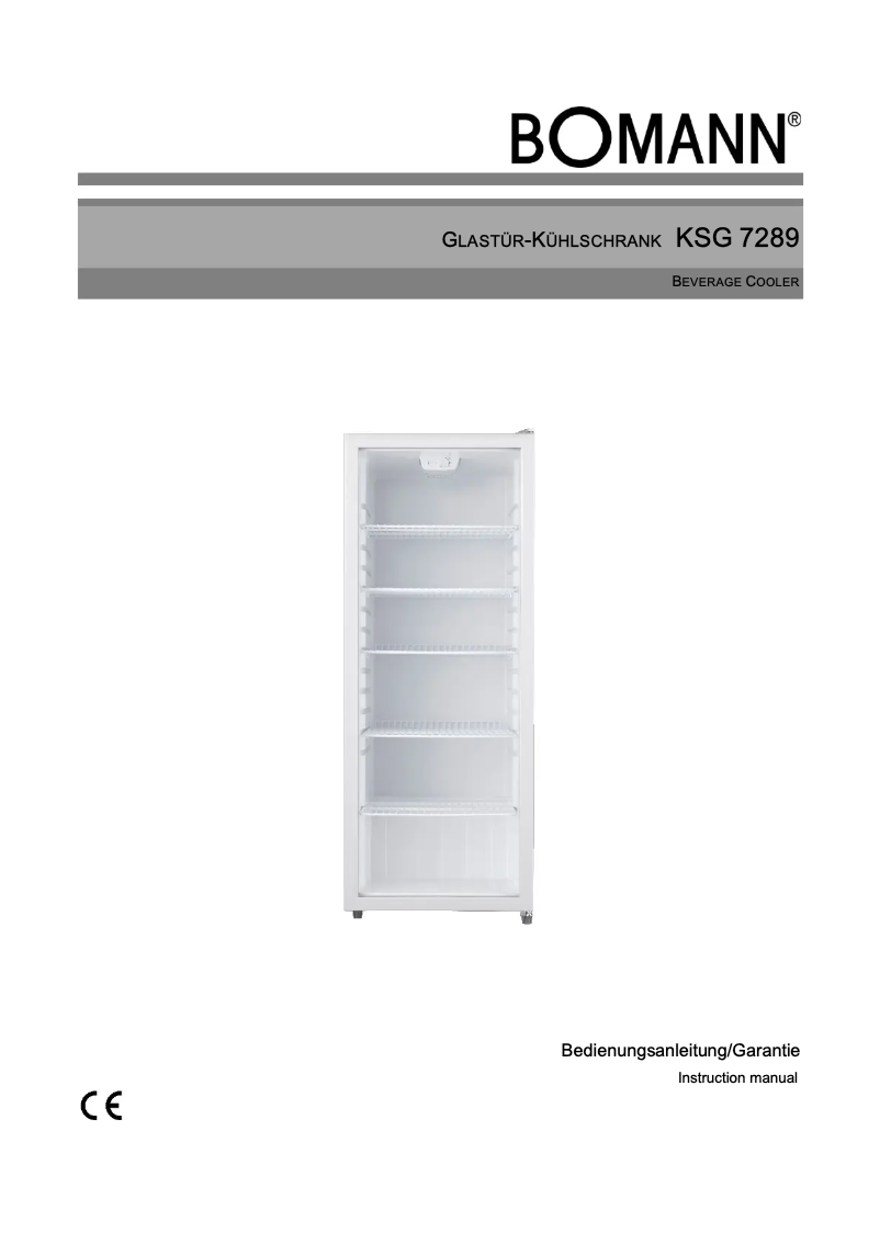 Image de la première page du manuel de l'appareil KSG 7289