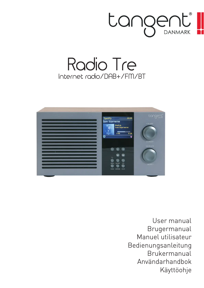 Image de la première page du manuel de l'appareil Tre