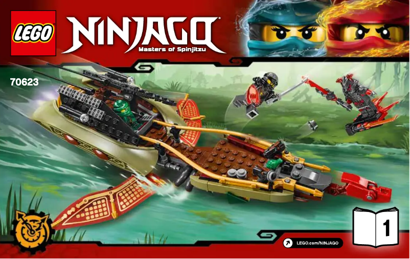 Image de la première page du manuel de l'appareil Ninjago 70623