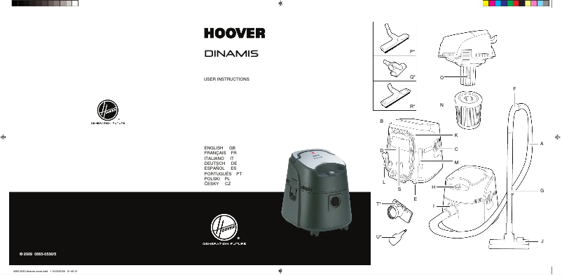 Imagen de la primera página del manual del dispositivo Dinamis