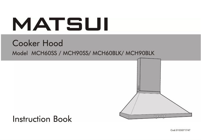 Página 1 del manual Manual de usuario Matsui MCH90SS