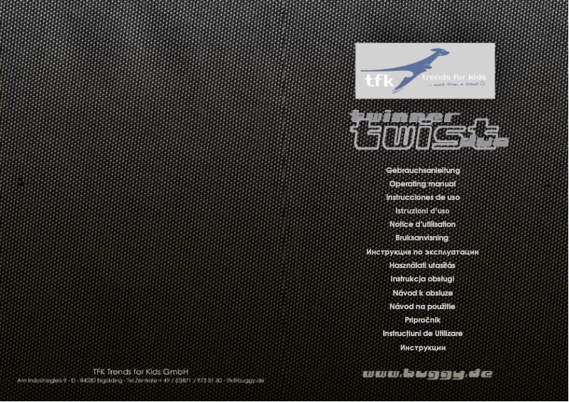 Page n°1 - Manuel utilisateur TfK Twinner Twist Duo