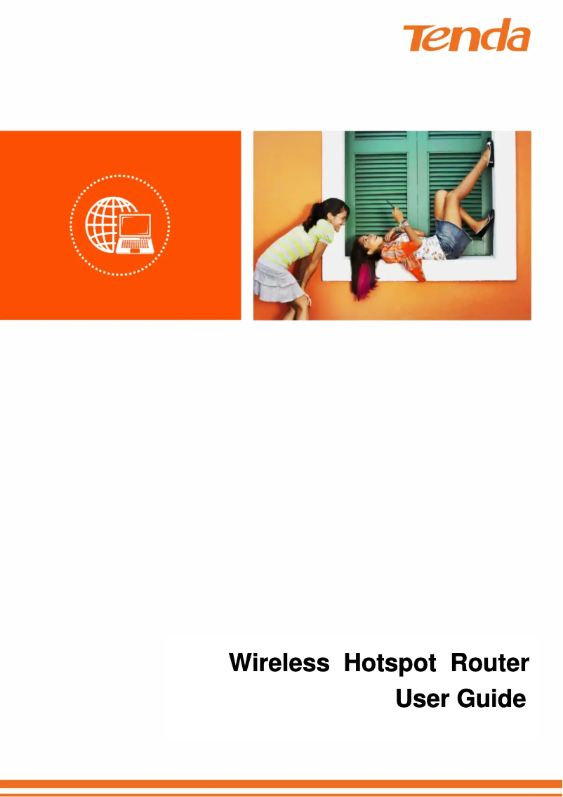 Página 1 del manual Manual de usuario Tenda W15E V2.0