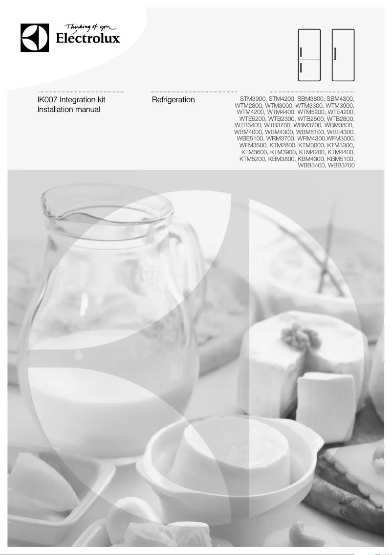 Page n°1 - Guide d'installation Westinghouse WTM3900WB