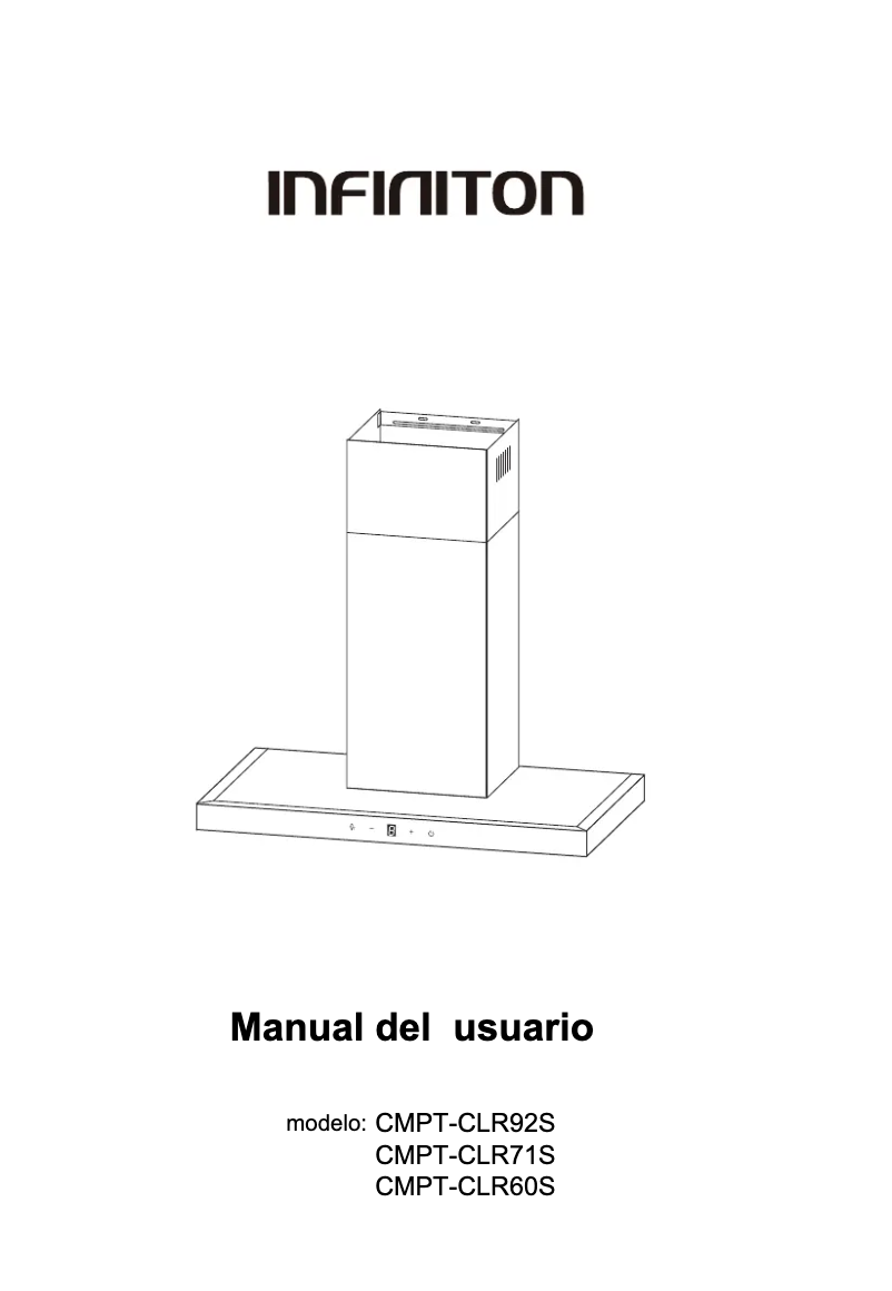 Page 1 de la notice Manuel utilisateur Infiniton CMPT-CLR92S