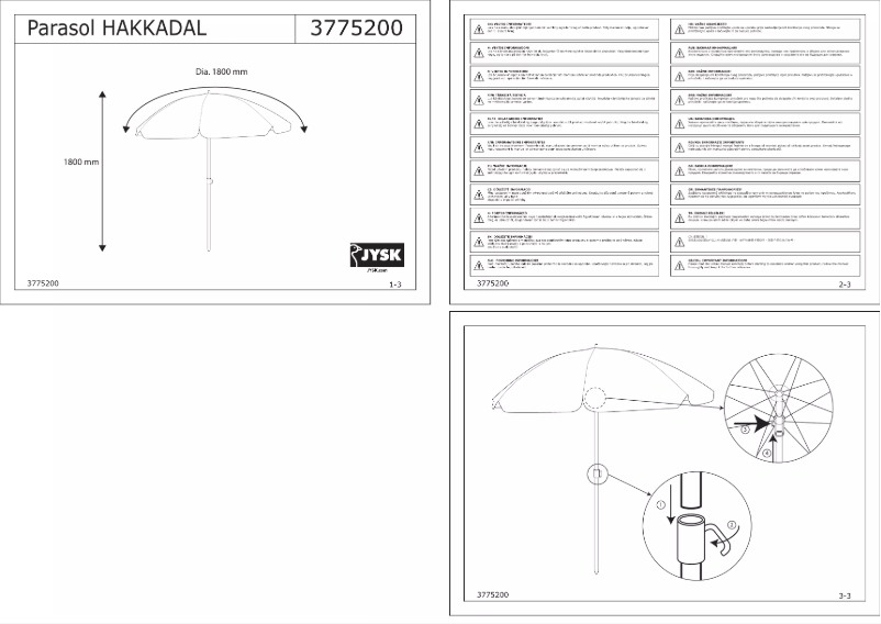 Image de la première page du manuel de l'appareil Hakkadal