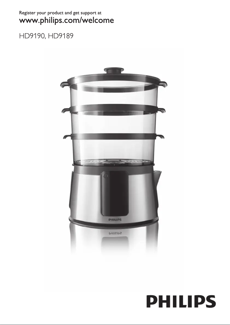 Page 1 de la notice Manuel utilisateur Philips Avance Collection HD9190