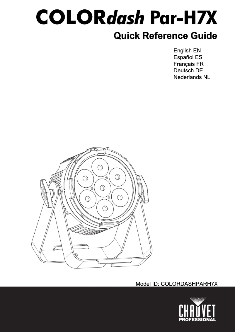 Image de la première page du manuel de l'appareil COLORdash Par H7X