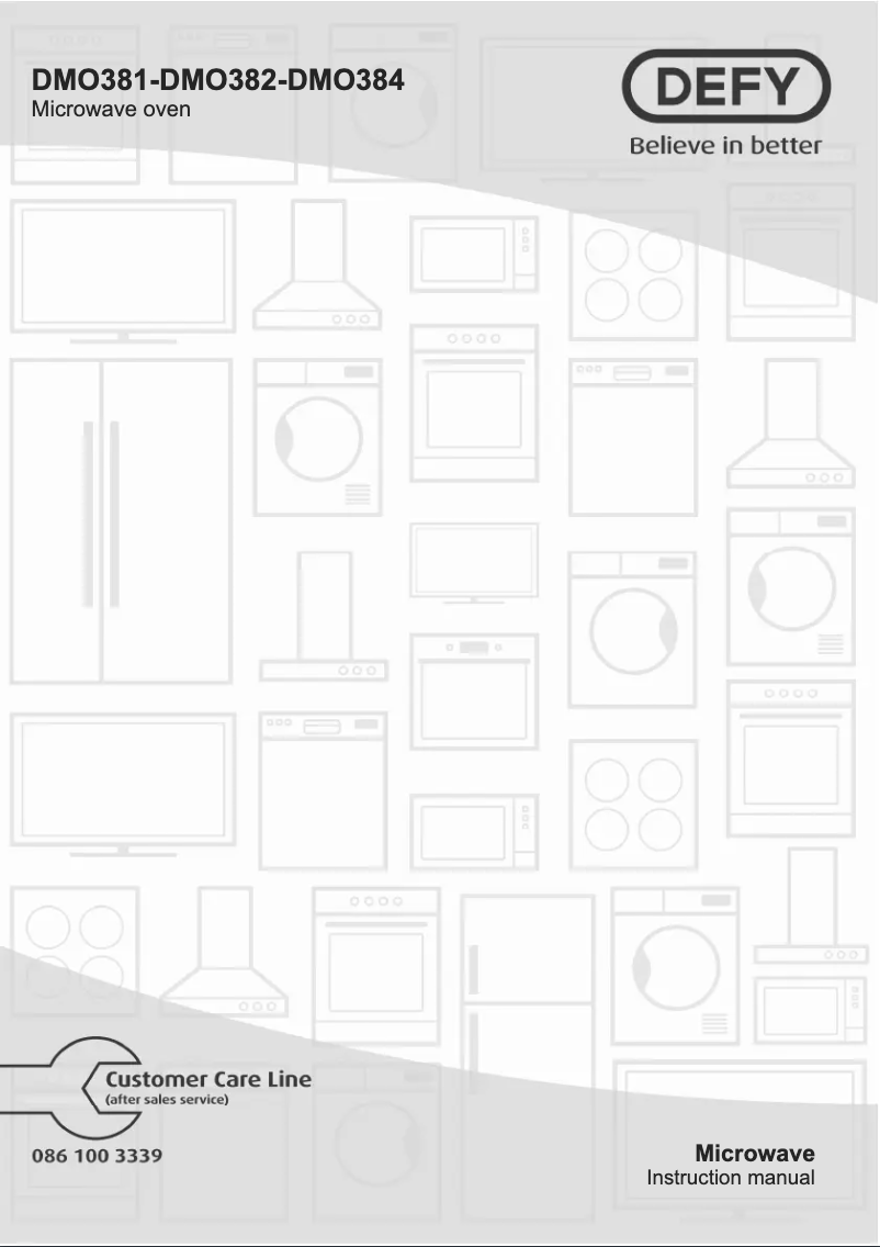 Page n°1 - Manuel utilisateur Defy DMO381