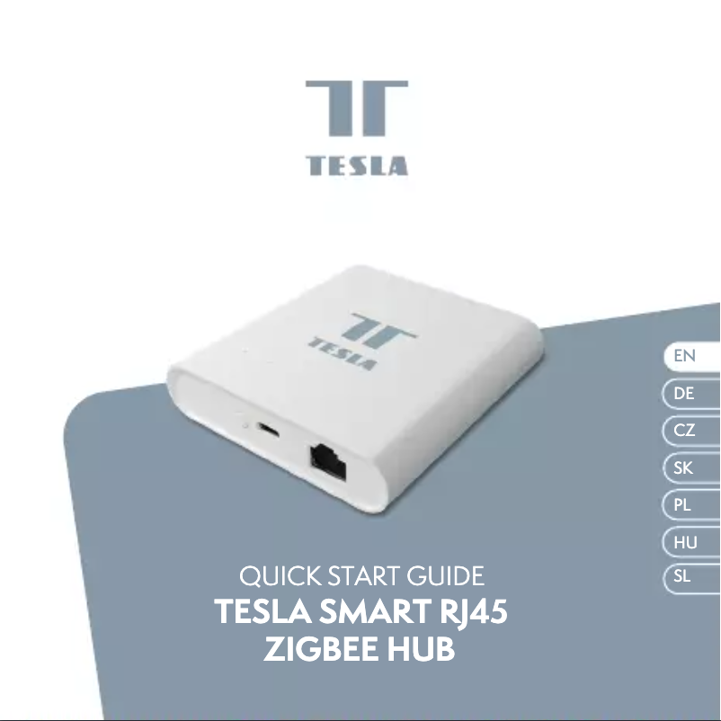 Image de la première page du manuel de l'appareil TSL-GW-GT03ZG