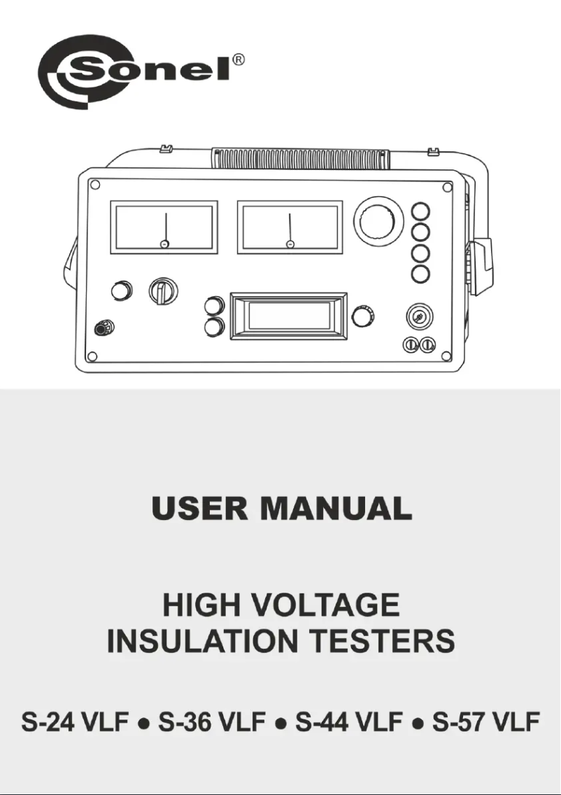 Page 1 de la notice Manuel utilisateur Sonel S-24 VLF