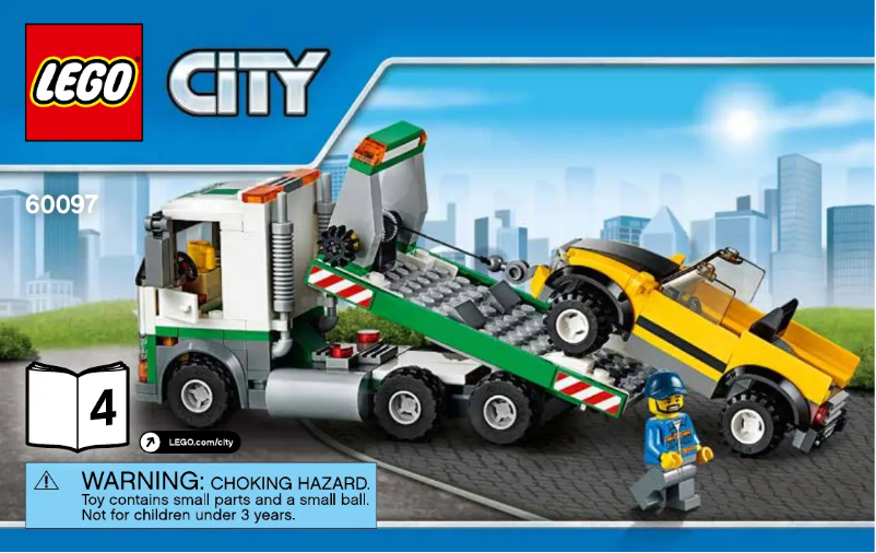 Page 1 de la notice Manuel utilisateur Lego City 60097