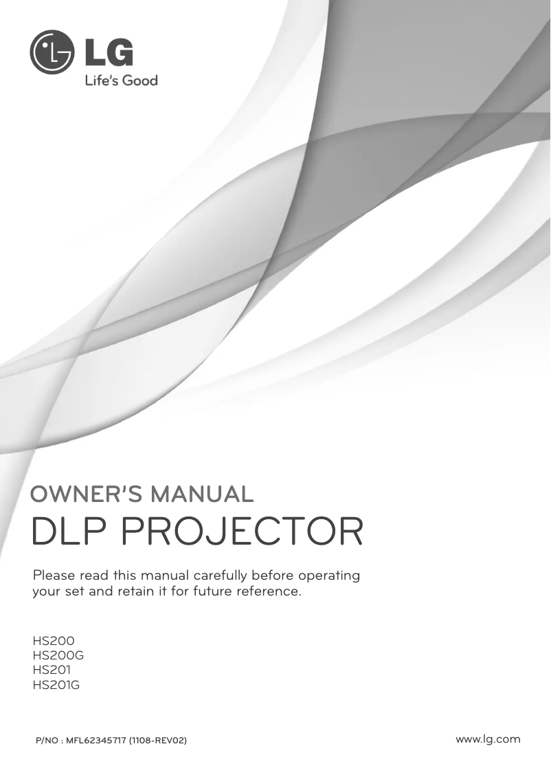 Página 1 del manual Manual de usuario LG HS201