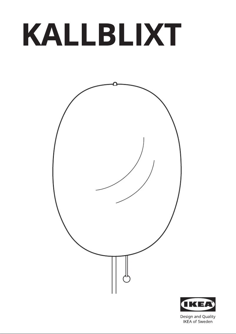 Image de la première page du manuel de l'appareil KALLBLIXT 704.979.97