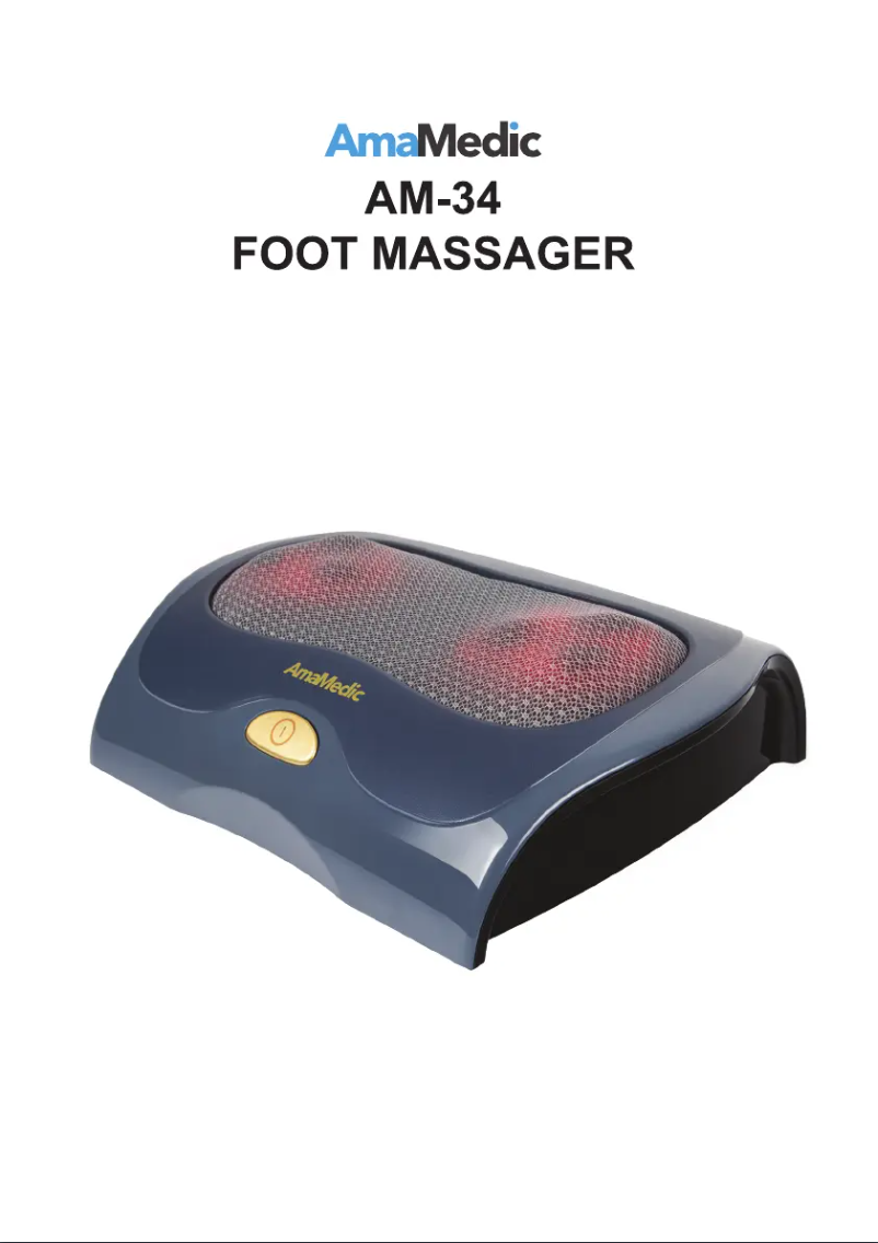 Page 1 de la notice Manuel utilisateur AmaMedic AM-34