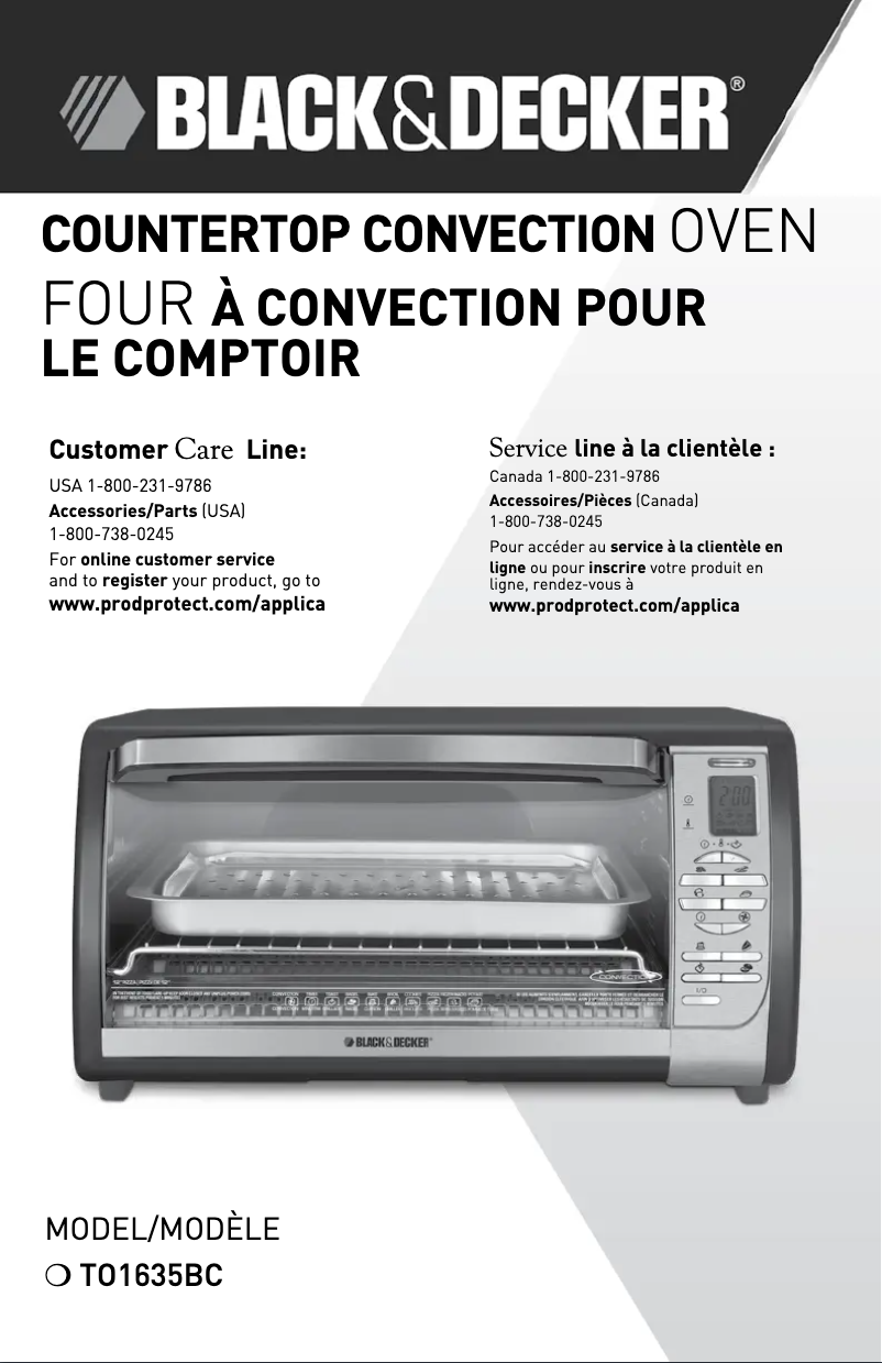 Image de la première page du manuel de l'appareil TO1635BC