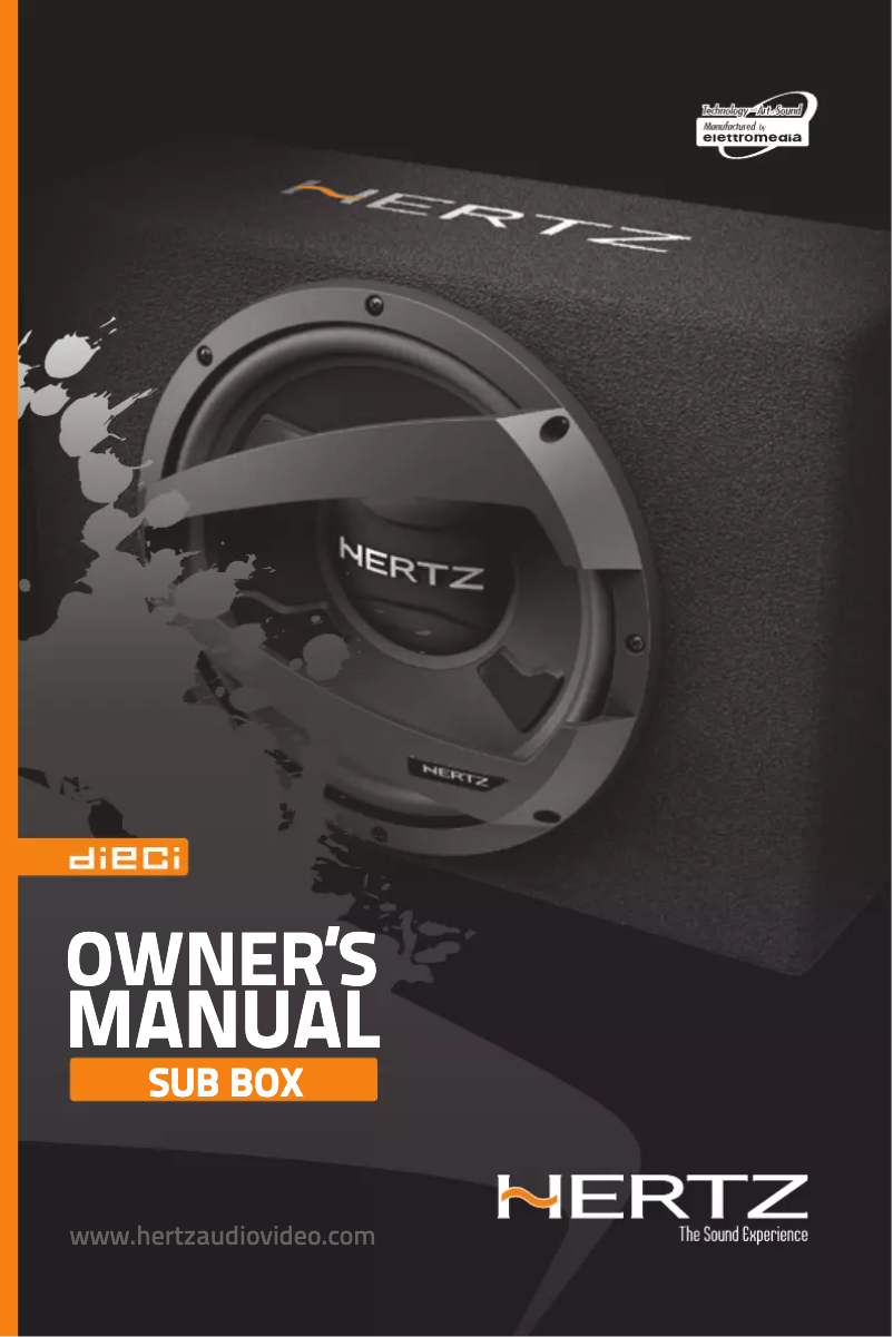 Página 1 del manual Manual de usuario Hertz DST 30.3B