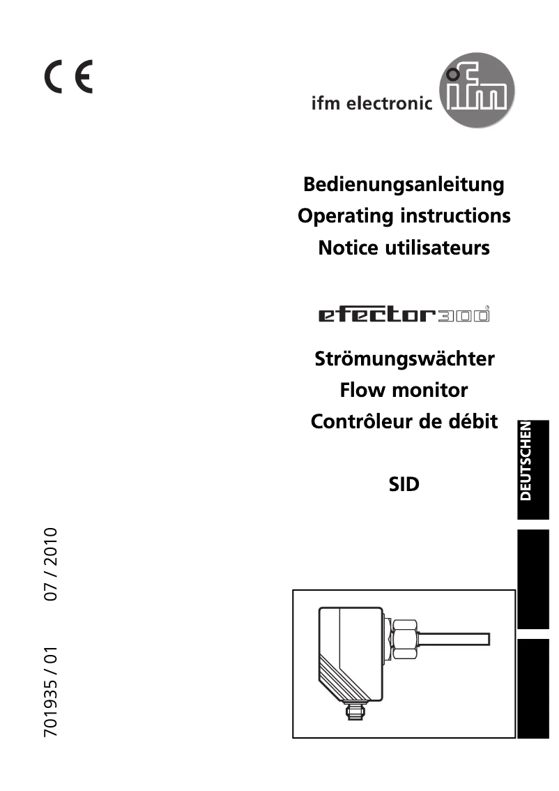 Página 1 del manual Manual de usuario IFM SI0504