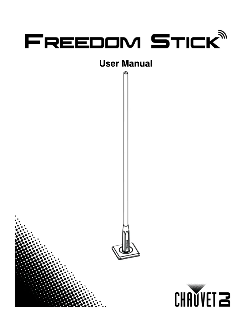 Page 1 de la notice Manuel utilisateur Chauvet Freedom Stick